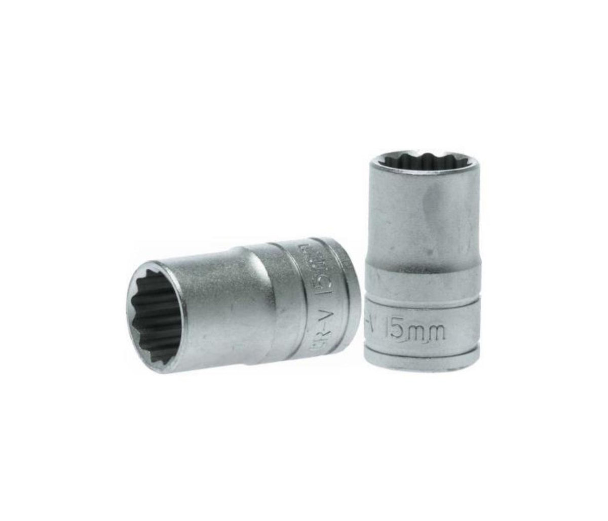 Teng 1/2in Dr. Socket 15mm 12Pnt