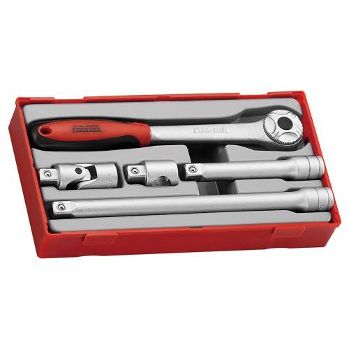 Teng Ratchet Handle Set with 1/2in Square-Drive