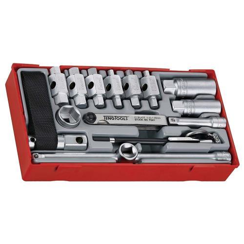 Teng 16pc Oil Service Tool Kit - TC-Tray