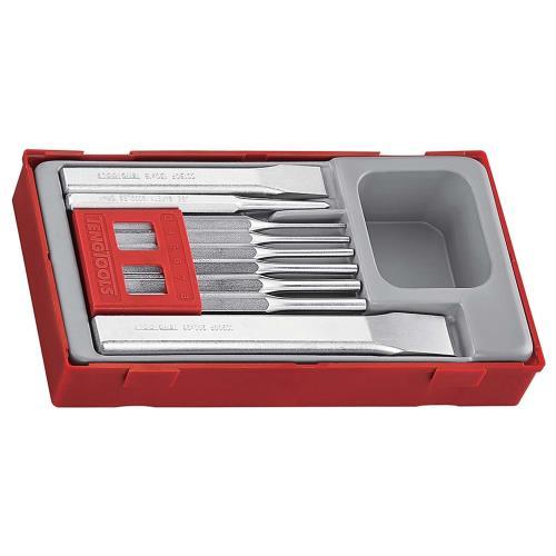 Teng 9pc Pin Punch & Chisel Set - TC-Tray