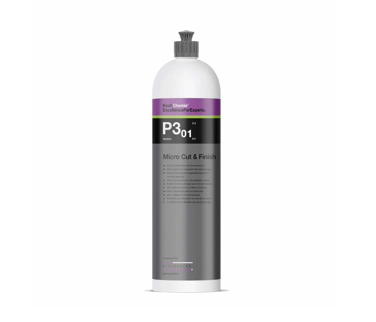 Koch-Chemie Micro Cut & Finish P3.01 & Hologram Remover with Carnauba 1L