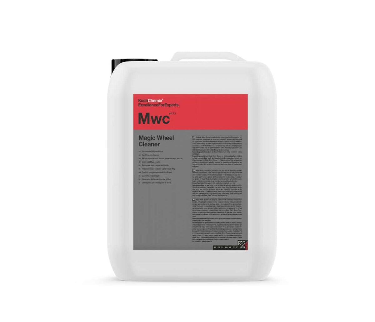 Mwc. Magic Wheel Cleaner alloy wheel cleaner 10L