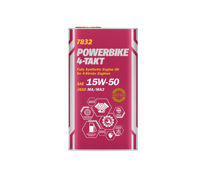 MANNOL 7832 4L 4-Takt Powerbike 15W-50