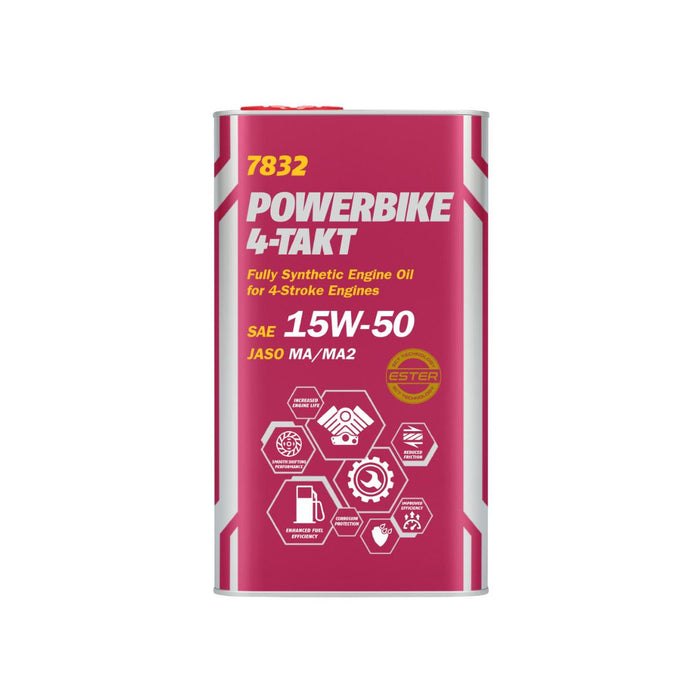 MANNOL 7832 4L 4-Takt Powerbike 15W-50