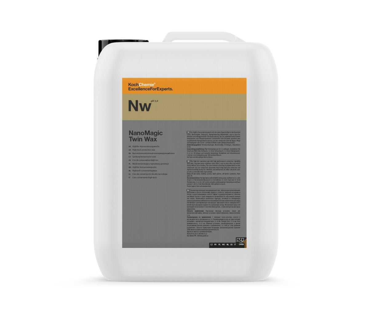 Koch-Chemie NanoMagic Twin Wax Nw. High-tech conserving wax. pH 5,0 - 33l