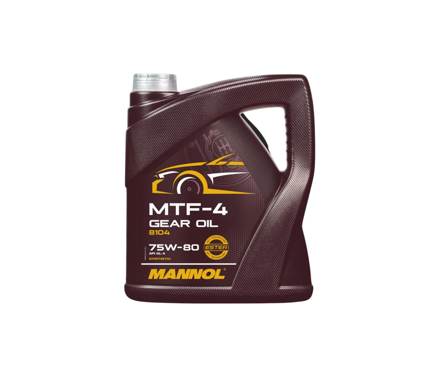 MANNOL 8104 4L MTF-4 75W-80 GETRIEBEOEL DCT DRY CLUTCH