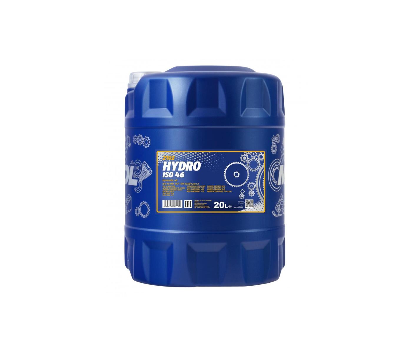 MANNOL 2102 20L MANNOL Hydro ISO 46