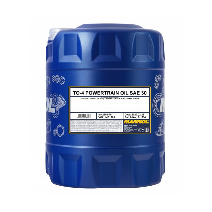 MANNOL TO-4 Powertrain Oil 20L SAE 30 2602