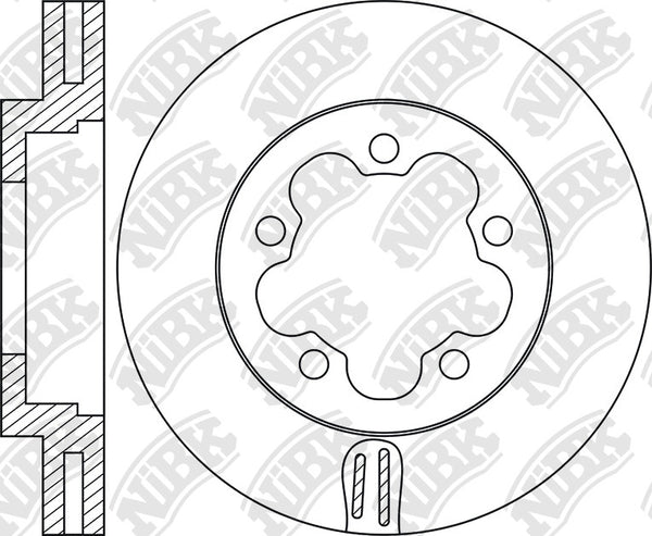 RDA8394= RN1752V Front Rotors For Ford