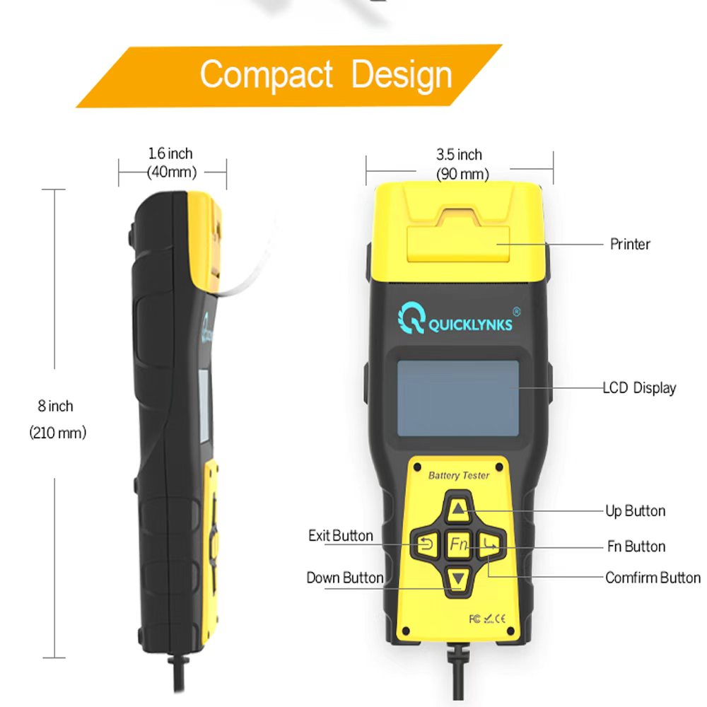 BA1000 12V AUTO BATTERY TESTER