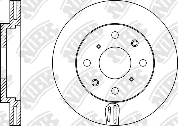 RDA7604= RN1138V Front Rotors For Honda