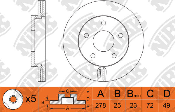 ROTOR DISC » RN1193V