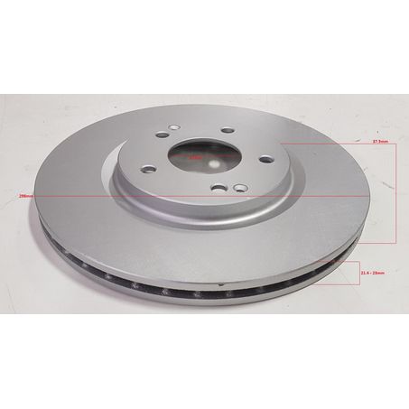BR1912 - Rotor 298x37.5x23 F Ssanyong Trivoli '15->
