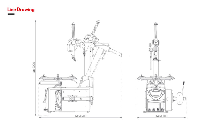 LC889N | TIRE CHANGER