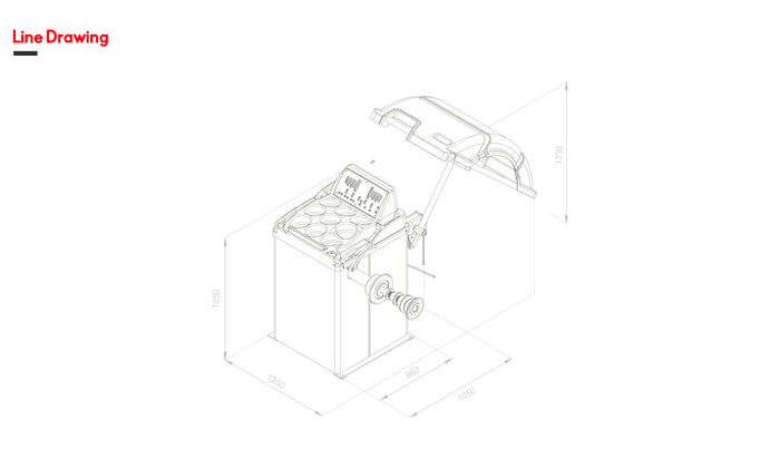 CB910GB|Wheel Balancer