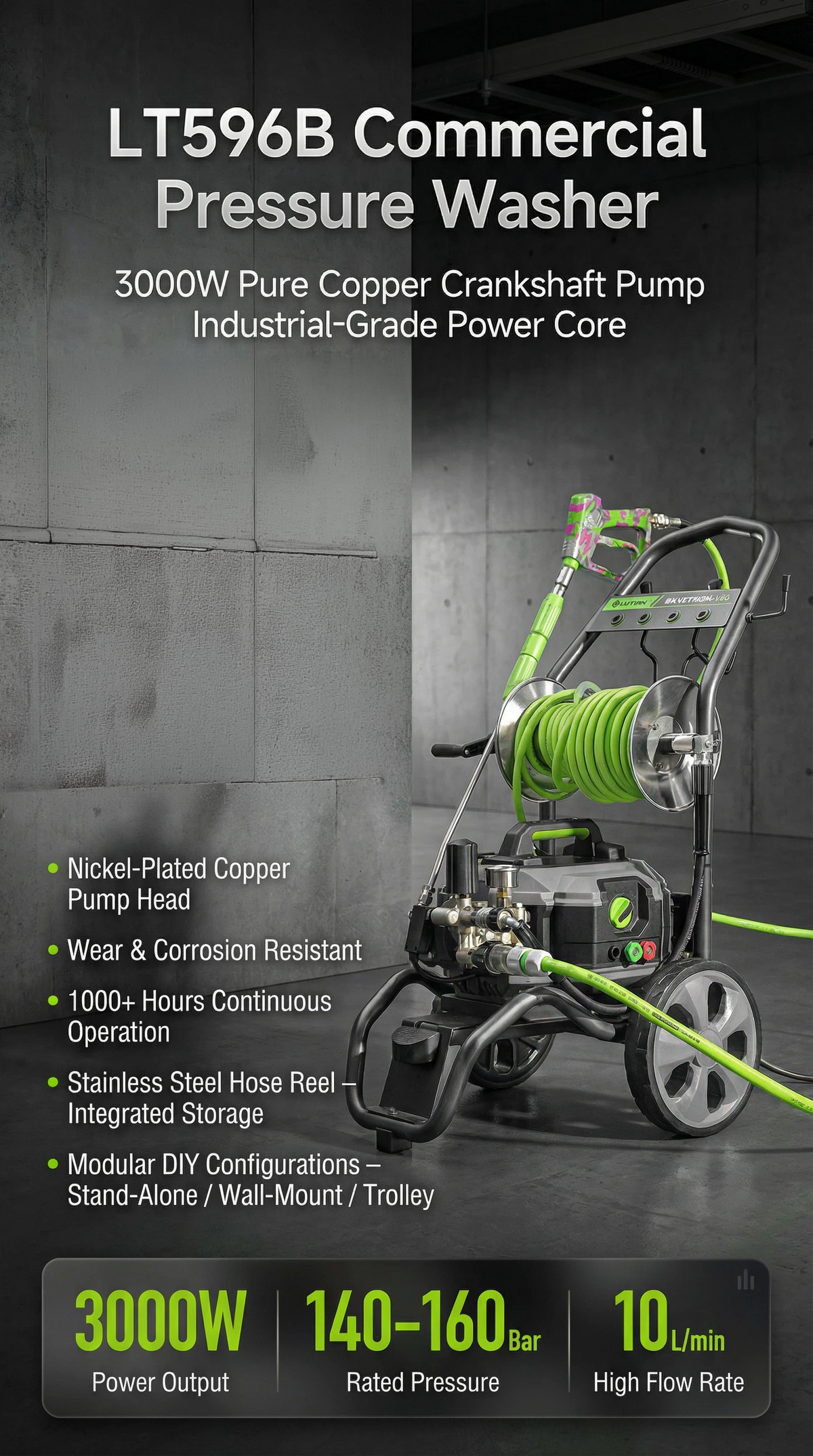 LUTIAN LT596B High Pressure Washer