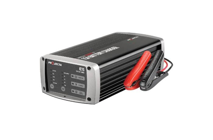PROJECTA-IC15-12V Automatic 15 Amp 7 Stage Battery Charger Multi Chemistry Lithium