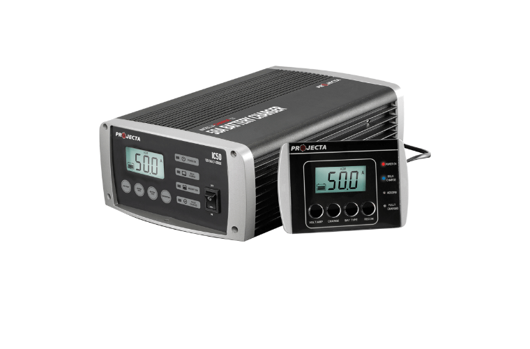 PROJECTA IC50 12V Automatic 50 Amp 7 Stage Battery Charger Multi Chemistry Lithium