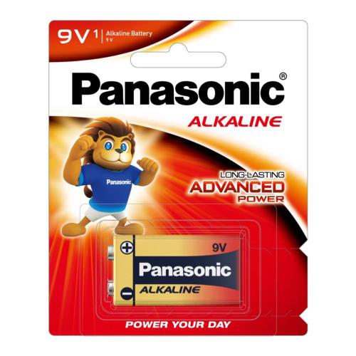 Panasonic 9V Battery Alkaline (1pk)