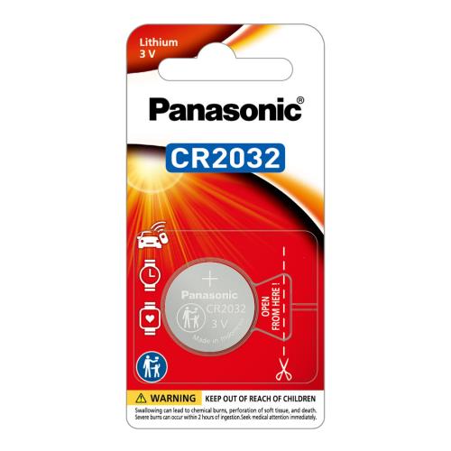 Panasonic 3V Lithium Coin Cell Battery (20mm X 3.2mm) - 1pk