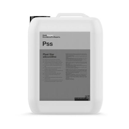 Koch-Chemie Pss Plast Star siliconölfrei 10L Premium care for external plastic, silicone-oil-free