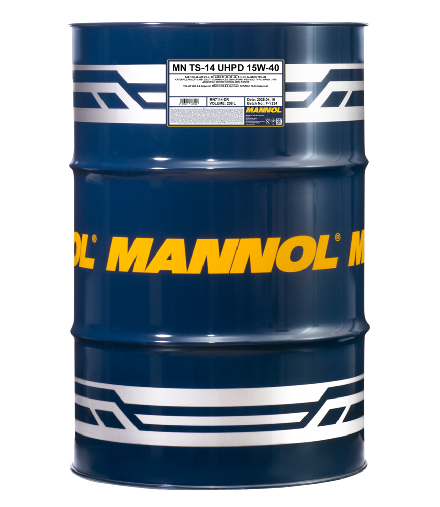 MANNOL MN7114 TS-14 UHPD 15W-40 208L