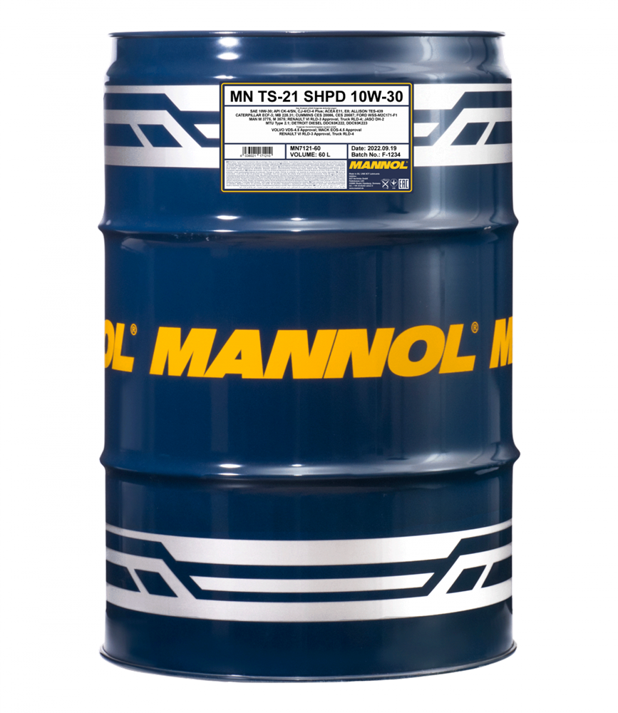 MANNOL TS-21 7121 208L SHPD 10W-30