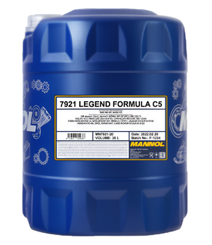 MANNOL 7921 20L Legend Formula C5 0W-20 PAO + EASTER