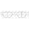 TECHSTOP DB1522= PN0027 Front Pads For BMW Rover