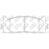 TECHSTOP DB1800= PN1521 Front Pads For Lexus Toyota