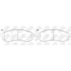 NHC1607 =PN3808 Front Pads For Mitsubishi L200