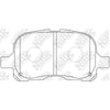 TECHSTOP DB1392= PN1302 Front Pads For Toyota Corolla