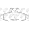 TECHSTOP DB1204= PN0424 Rear Pads For Mitsubishi Ssangyong
