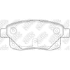 TECHSTOP DB1968= PN0431 Rear Pads For BYD Ford