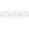 TECHSTOP DB1206= PN8254 Front Pads For Honda Isuzu Rover