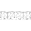 ICER 141007= PN1219 Front Pads For Toyota Volkswagen Foton