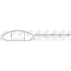 BREMTEC BT1308= PN0826 Front Pads For Ford