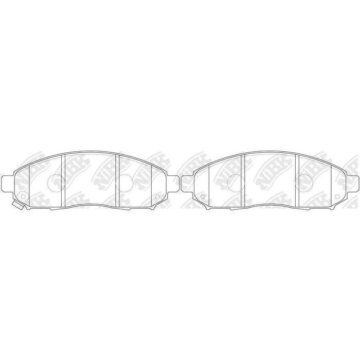 BREMTEC BT1646= PN2517 Front Pads For Nissan Suzuki