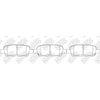 TEMB DB1509= PN2466 Rear Pads For Suzuki Mitsubishi Nissan