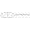 BREMTEC BT1493= PN1524 Front Pads For Toyota Lexus