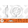 DBA10461= RN1199V Front Rotors For Hyundai Getz