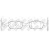 BREMTEC BT1735EL= PN0551 Front Pads For Nissan Mitsubishi