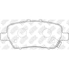 RDA RDB2031= PN8506 Rear Pads For Honda