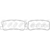 TEMB DB1464= PN3450 Rear Pads For Mitsubishi Jeep Dodge
