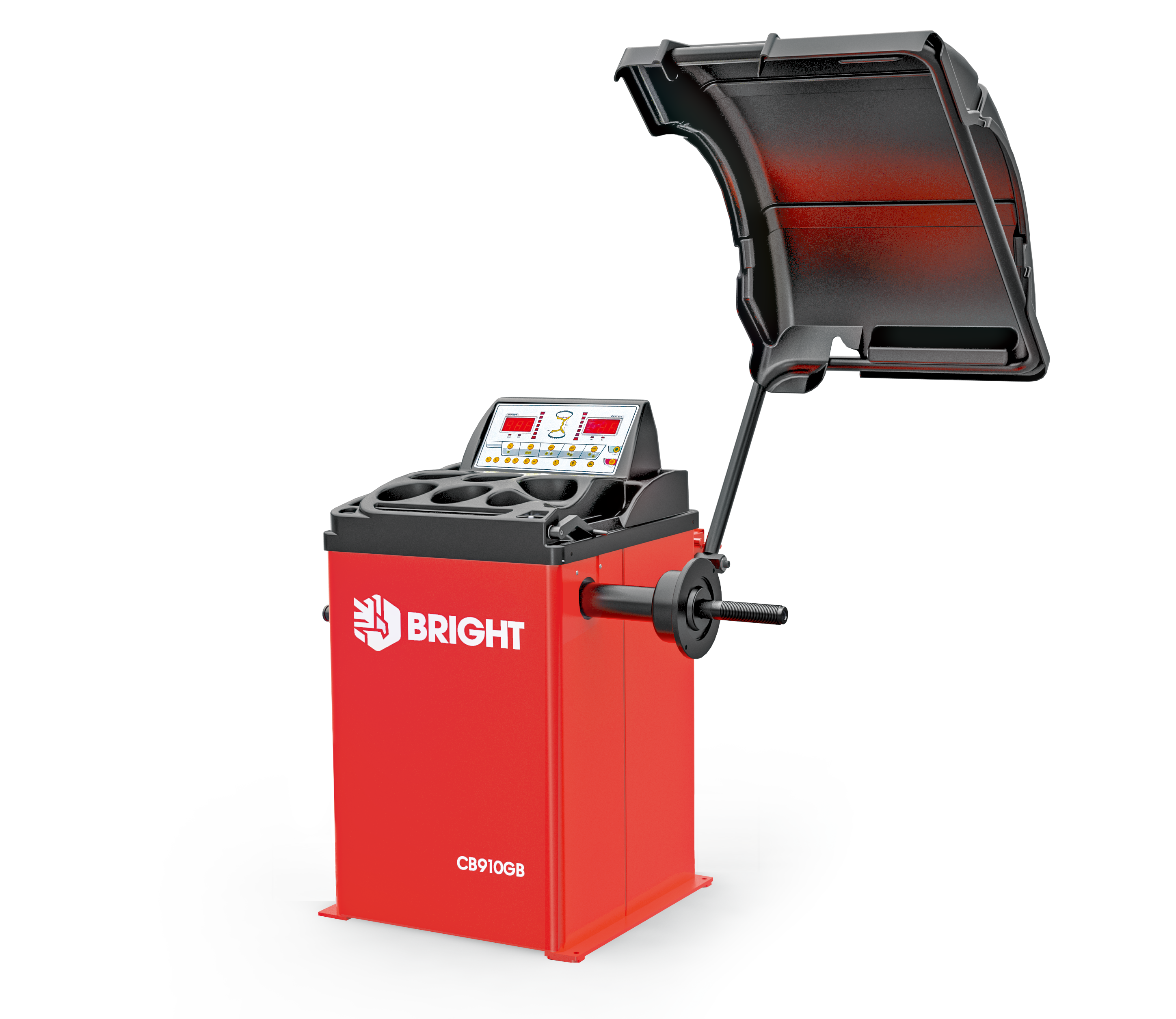 BRIGHT CB910GB 240V/SINGLE PHASE WHEEL BALANCER ***WITH MOTOCYCLE ADAPTOR***