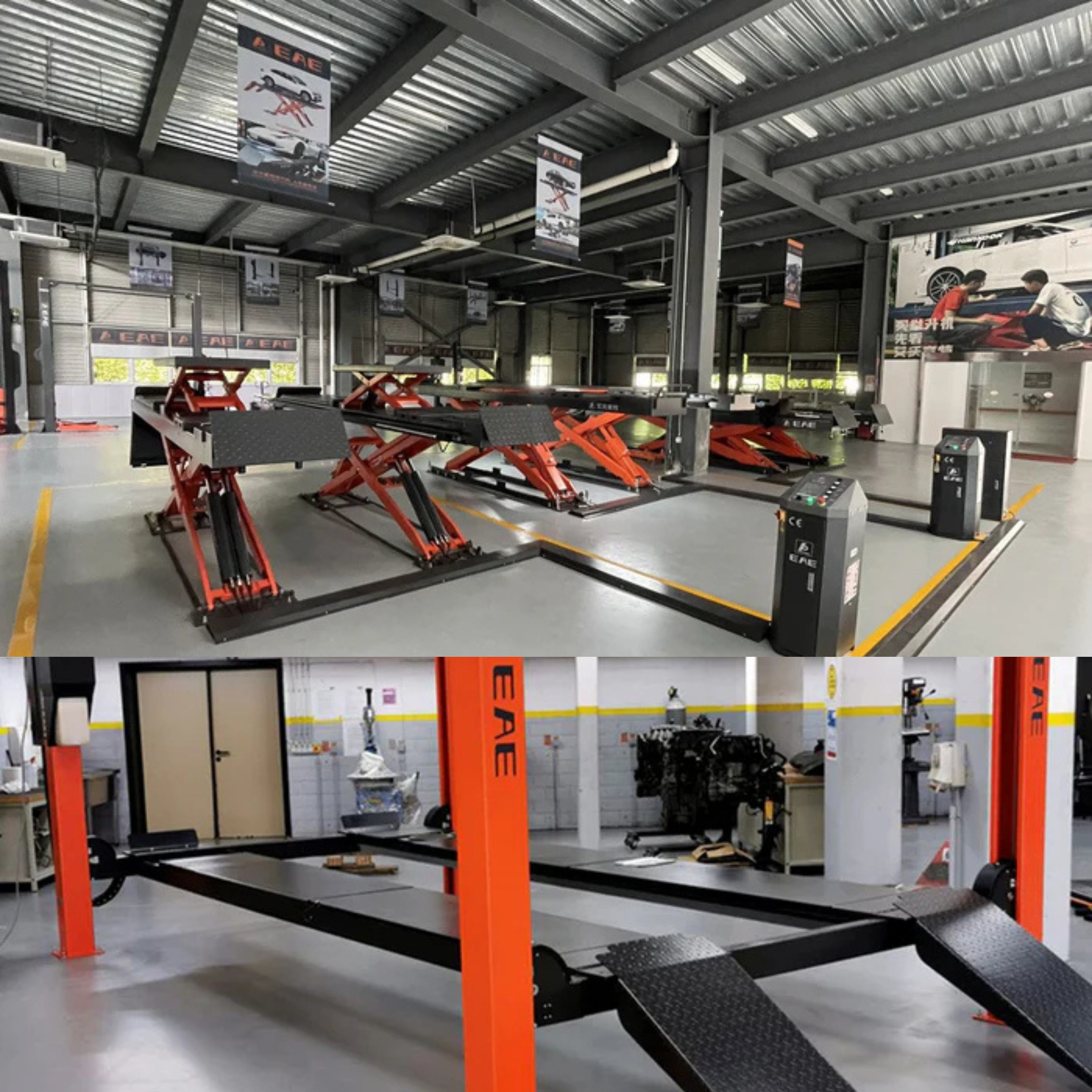 STEL/EAE-6435.B | 4.0T Four Post Lift Full E-Control
