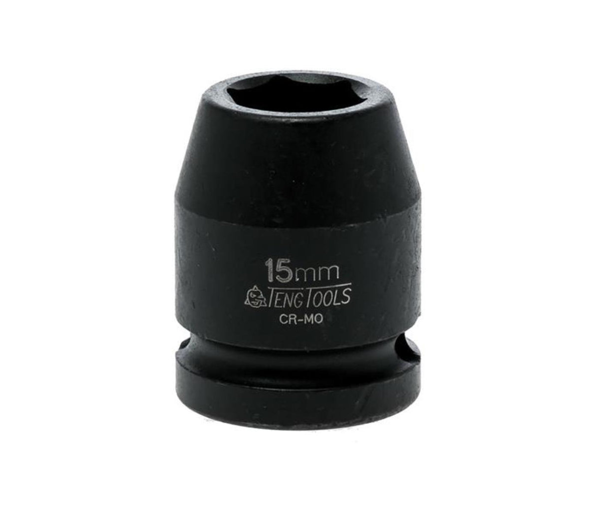 Teng 1/2in Dr. Impact Socket 15mm DIN