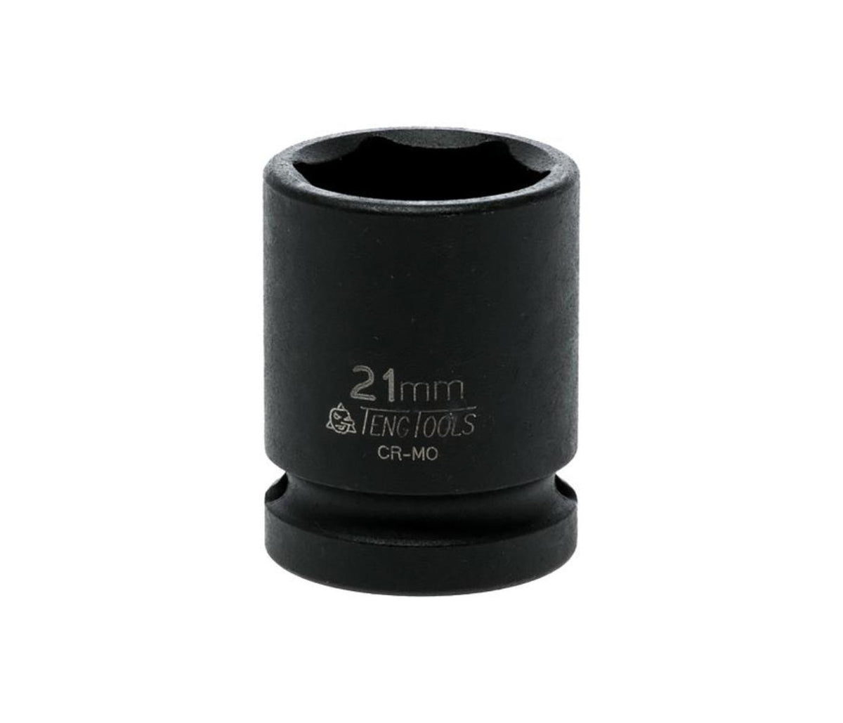 Teng 1/2in Dr. Impact Socket 21mm DIN