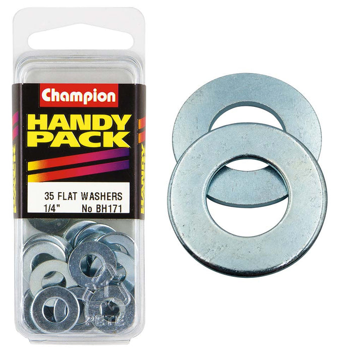 Champion 1/4in Flat Steel Washer